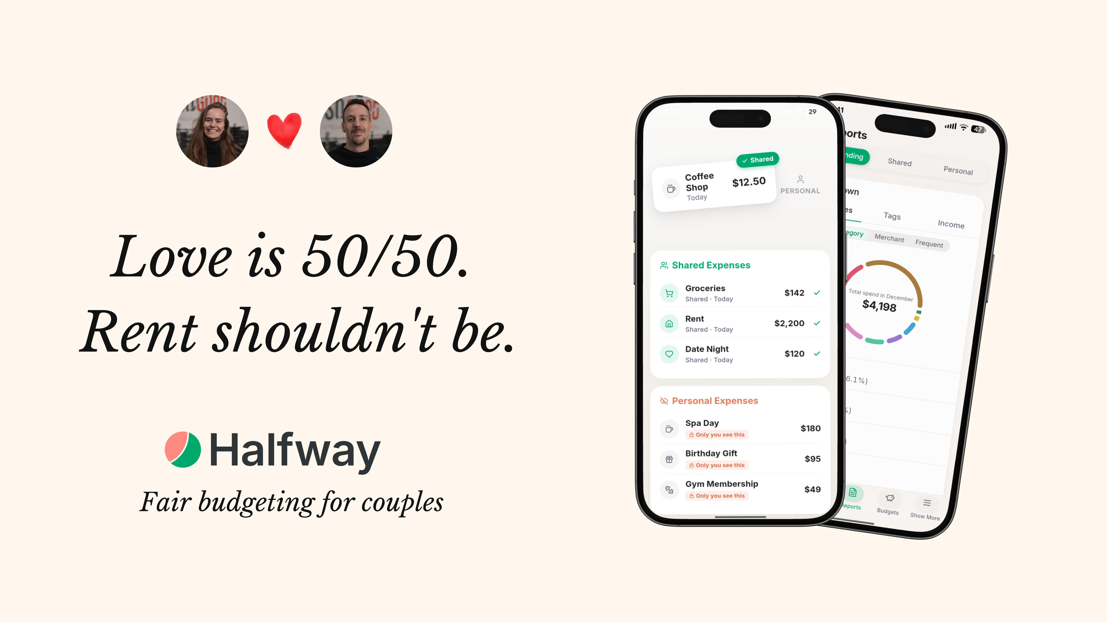 Halfway press kit 1 - budgeting app for couples who don't earn the same